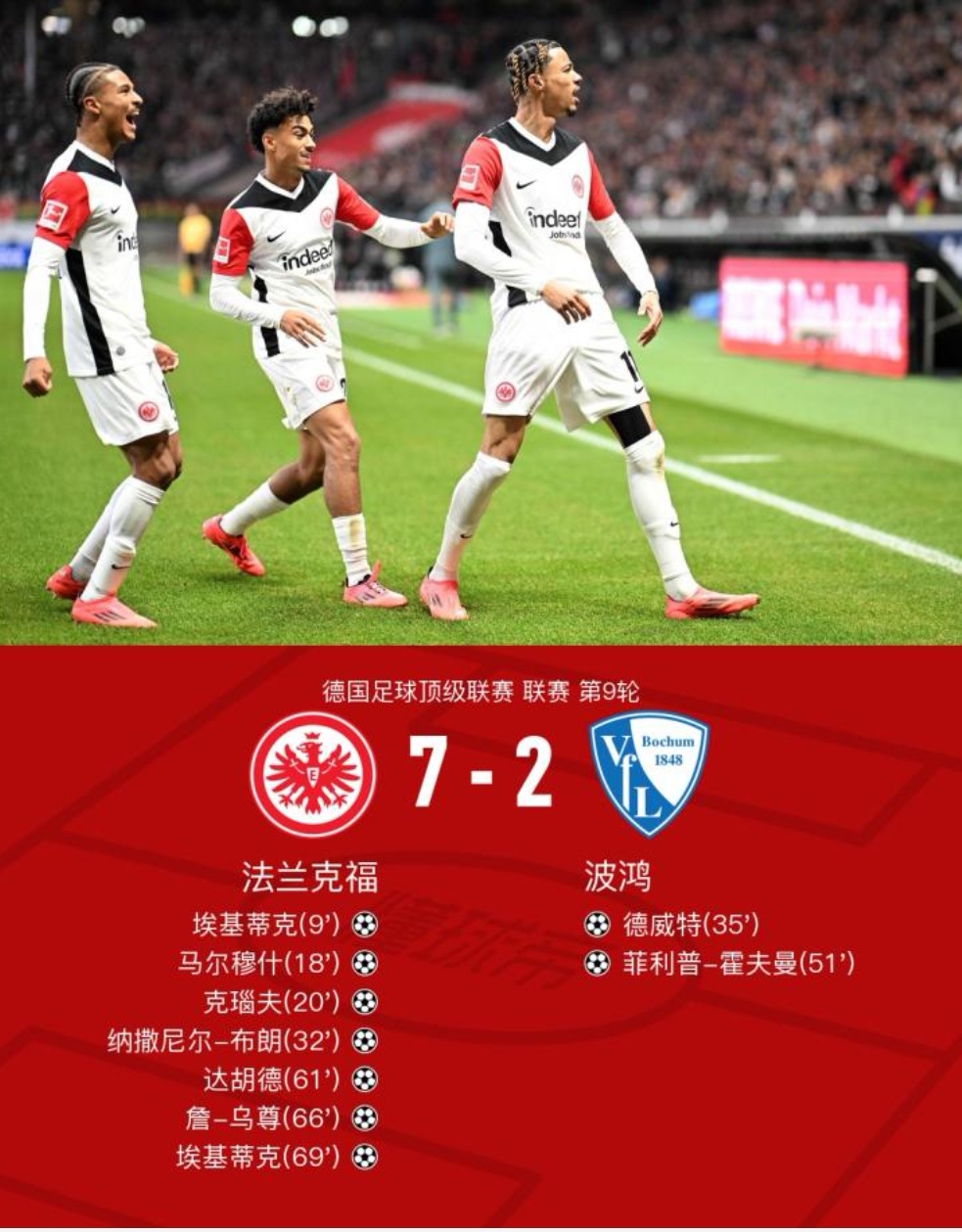 法兰克福队在比赛中赢得关键胜利