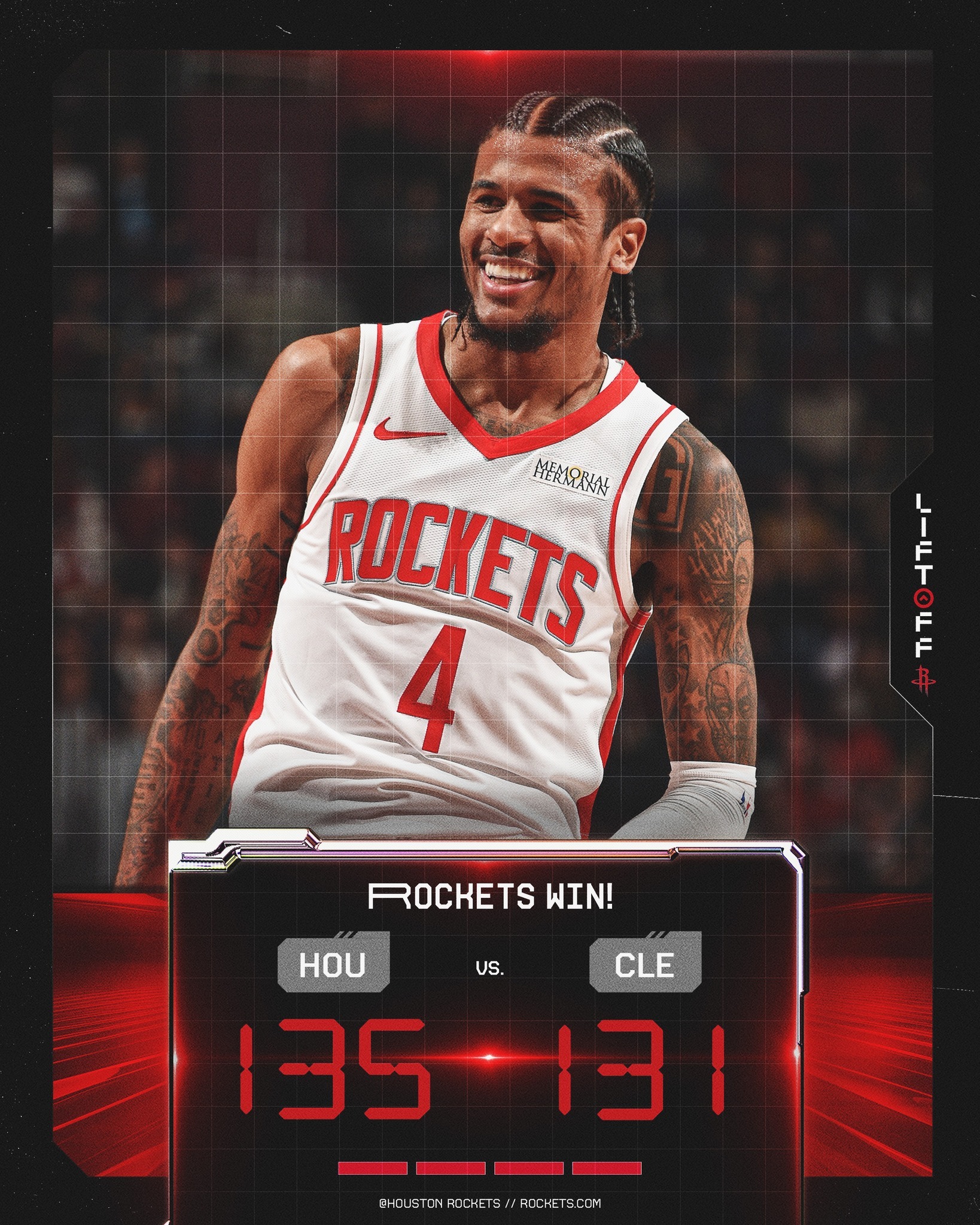 火箭宣布重要球员受伤将缺阵